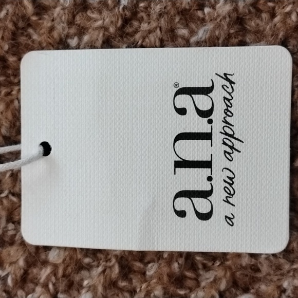 a.n.a Women's Brown Sugar Marl Round Neck Sweater, Size: XXL, NWT - Picture 5 of 8